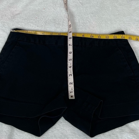 Banana Republic Hampton Fit Low Rise Chino Shorts Solid Black Size 4 Pockets - Picture 4 of 6